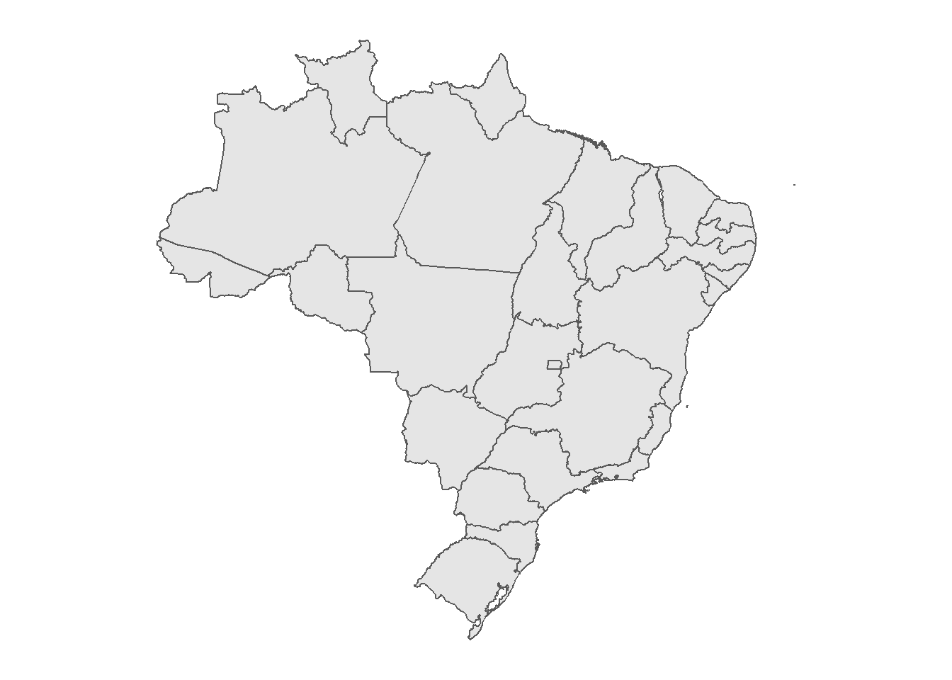 Mapa de los estados de Brasil